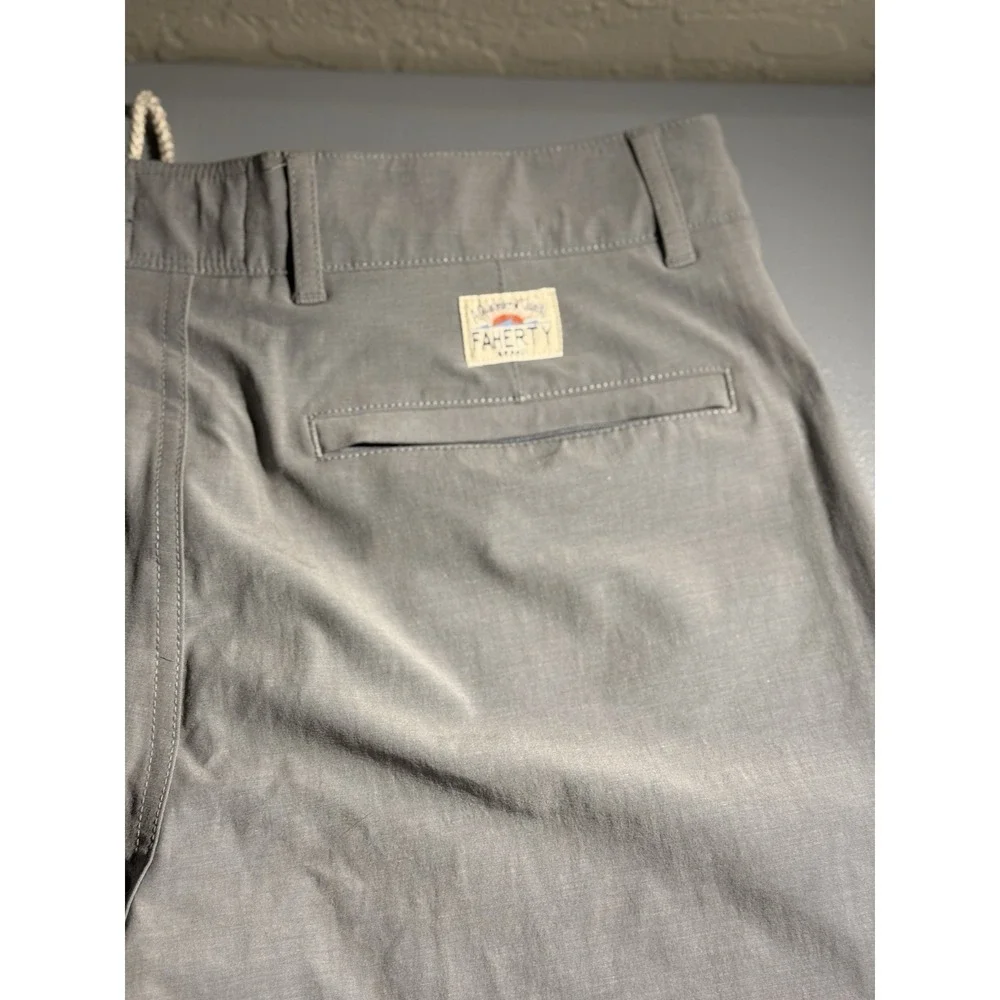 Faherty Grey Shorts All Day Size 31 Men's Casual Chino